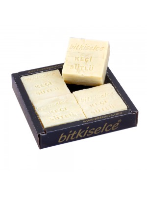 Bitkiselce Doğal Keçi Sütü Sabunu - Cilde Yumuşaklık ve Nemlilik Sunan El Yapımı Sabun 450 gr.